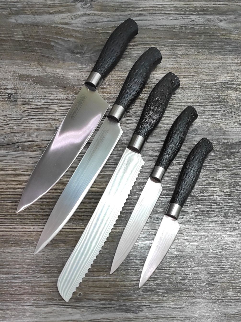 Набор ножей с кухонными предметами + подарок!