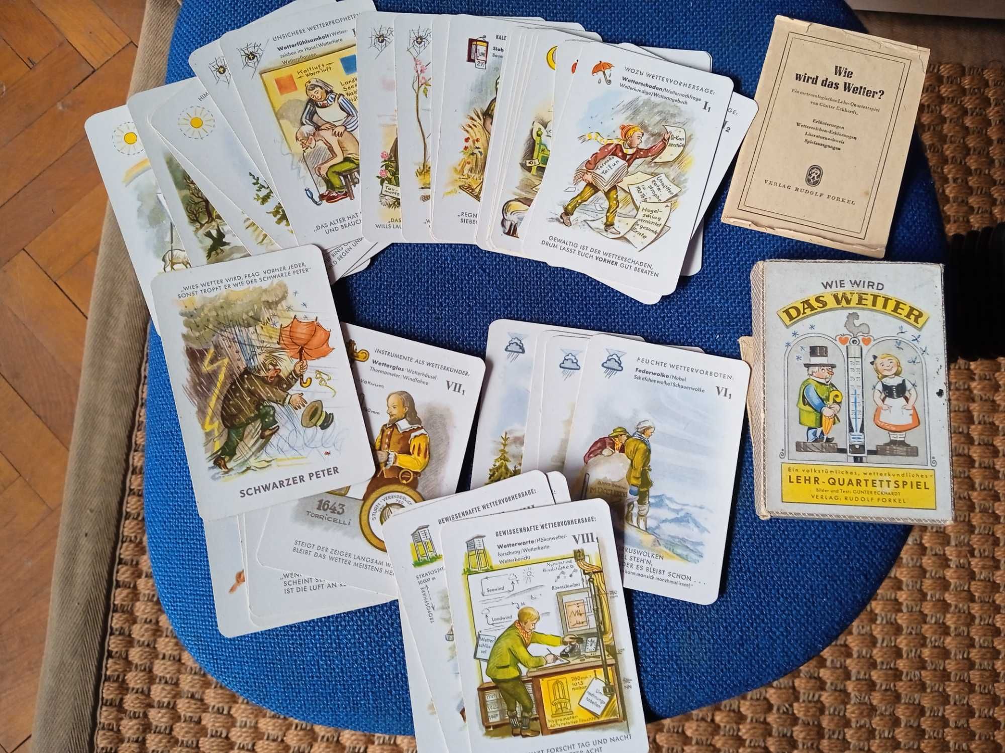 Стари германски карти за игра Черен Петър