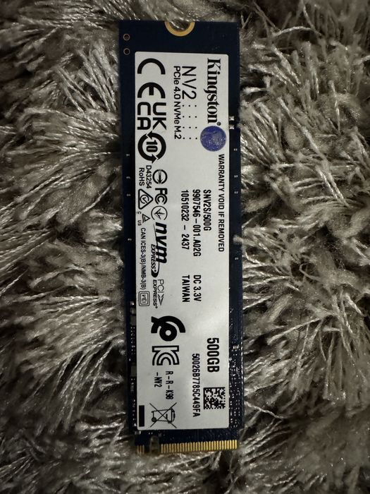 SSD Kingston NV2 500GB PCI Express 4.0 x4 M.2 2280