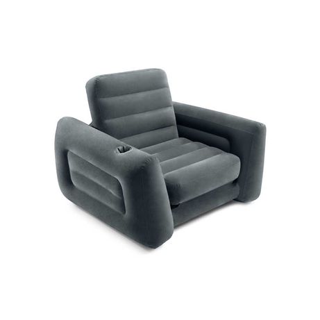 Новое надувное кресло-трансформер Intex 117х224х66см