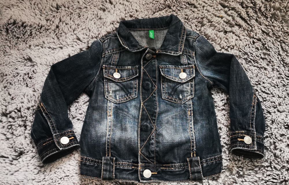 Детско дънково яке Benetton