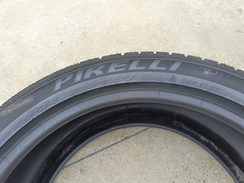 Doua anvelope noi de iarna 275 40 20 pirelli scorpion run flat