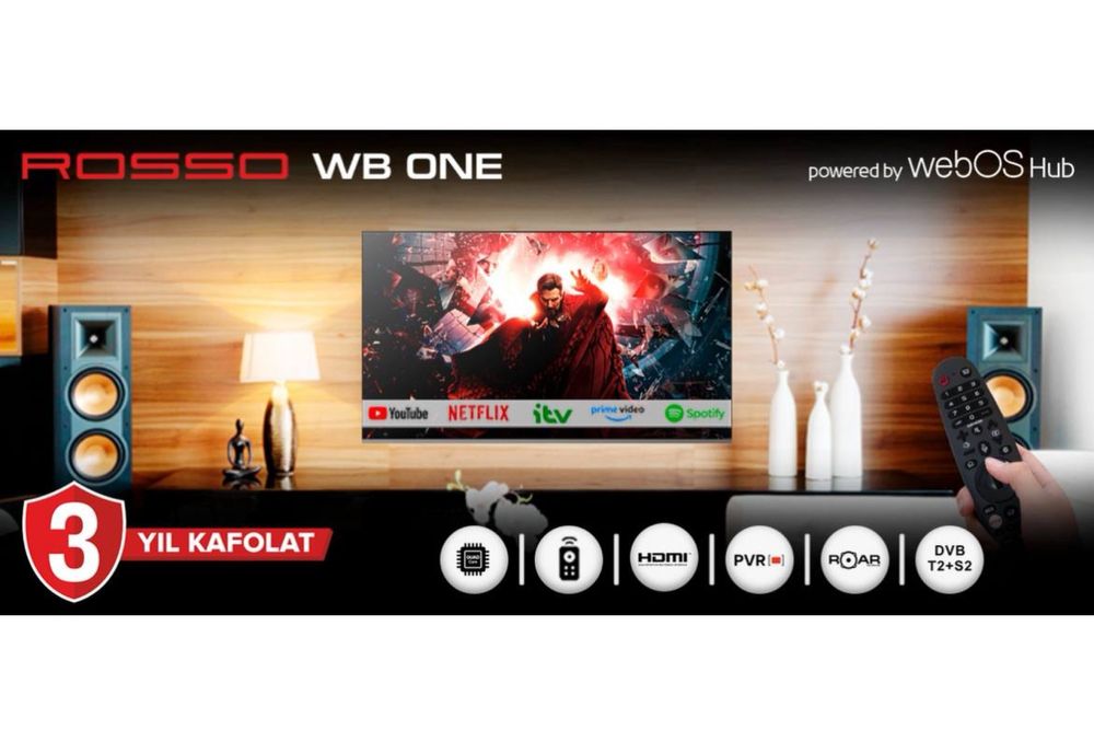 Televizor Rosso 50 Wb One Webos. Для дома.