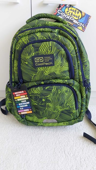 Ученическа раници CoolPack  Spiner ЗЕЛЕНА  1 клас до 4 клас