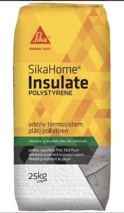Adeziv si Masa de Spaclu
Polistiren SikaHome® Insulate Polystyrene