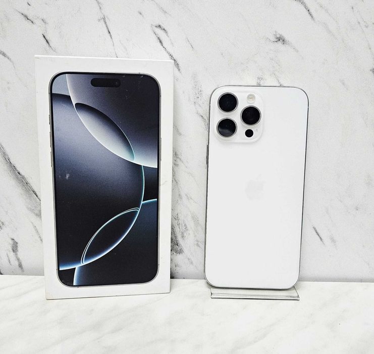 iPhone 16 Pro Max 256 GB White 100% 124 Cicluri Zeus Amanet 66181