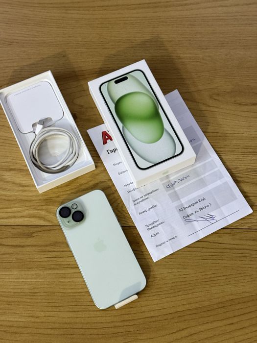 Бартер iPhone 15 128gb 100%  гаранционен