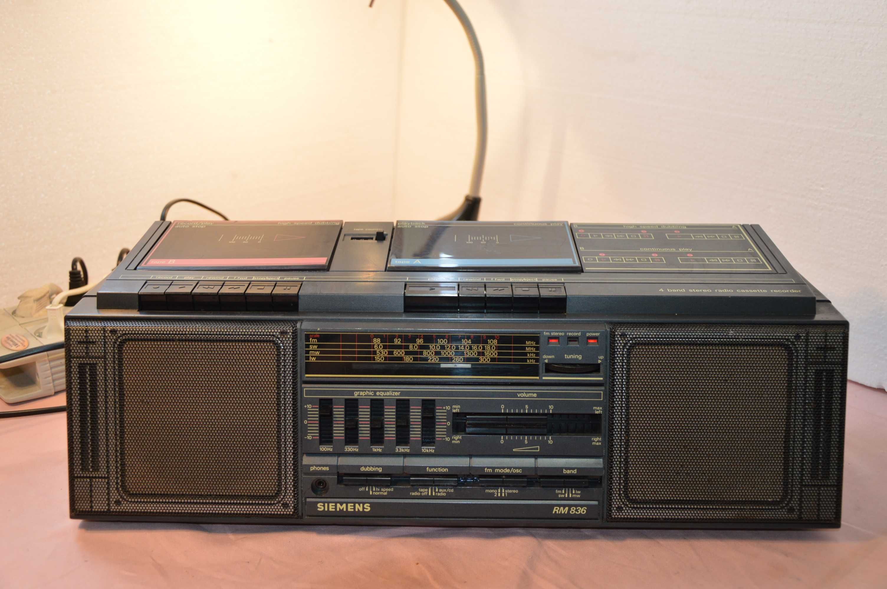Radiocasetofon Boombox SIEMENS RM 836