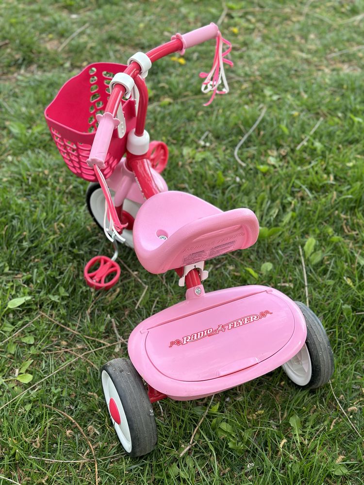 Tricicleta pliabila Radio Flyer Fold 2 Go, Roz