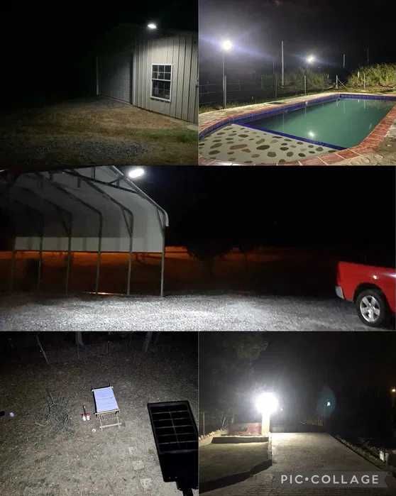 LED Соларна лампа 600W 900W 1200W Cobra Соларно осветление