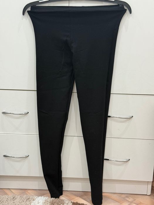 Черные леггинсы хлопковые