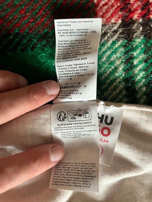 Мъжки голф Hugo, нов, 100% вълна