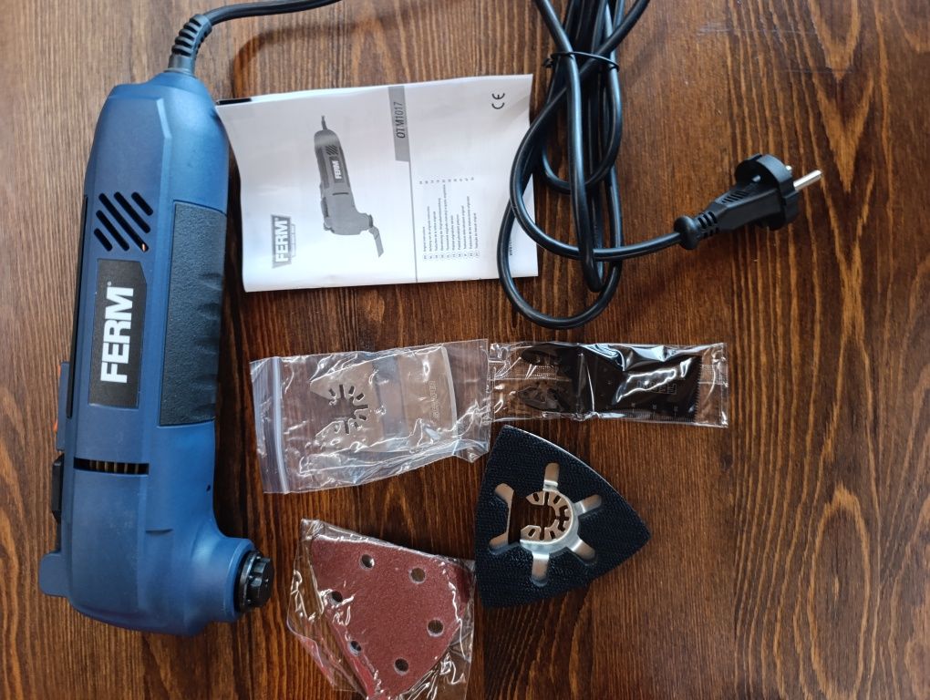 Чисто нов мултифункционален инструмент FERM 250W с 5 приставки