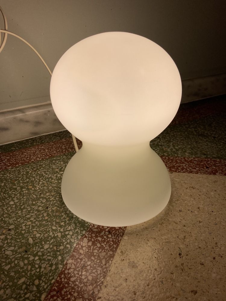 Винтидж настолна лампа от стъкло /80-те