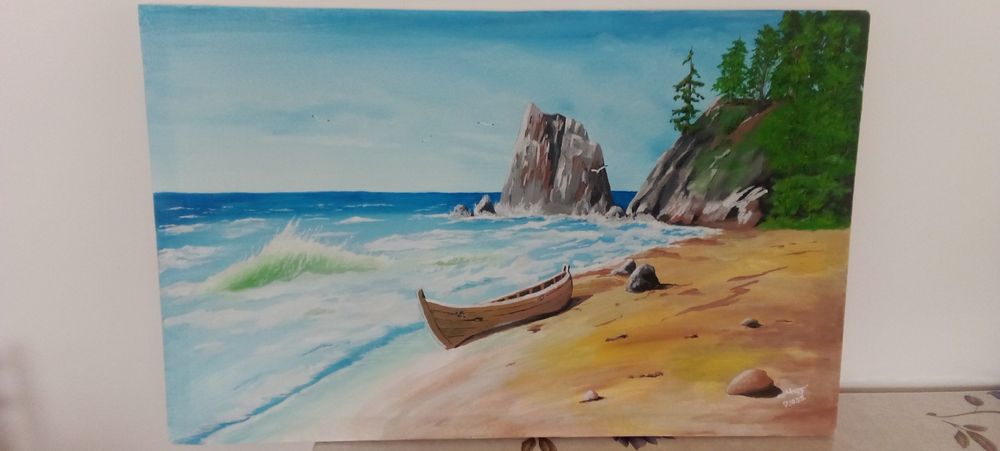 Продам картины, написаны акрилом покрыты лаком,возможен торг,зря не бе