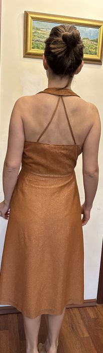 Rochie ocazie, lucrata pe comanda, marime 40