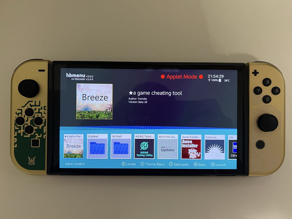 Nintendo switch oled 256 legend of zelda