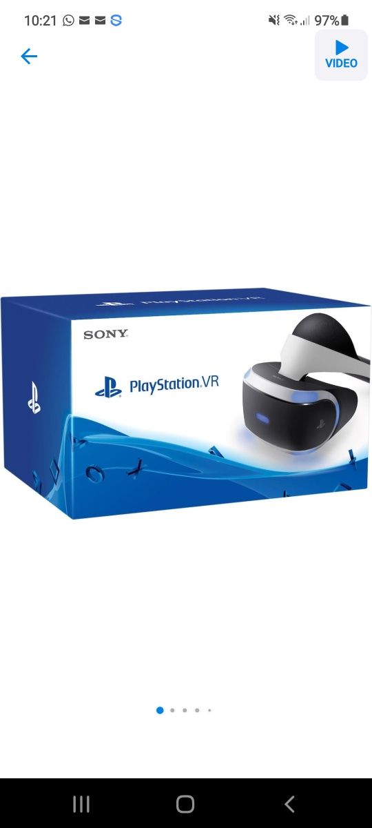 Casca cu ochelari Sony PlayStation VR pentru PS4+Controller