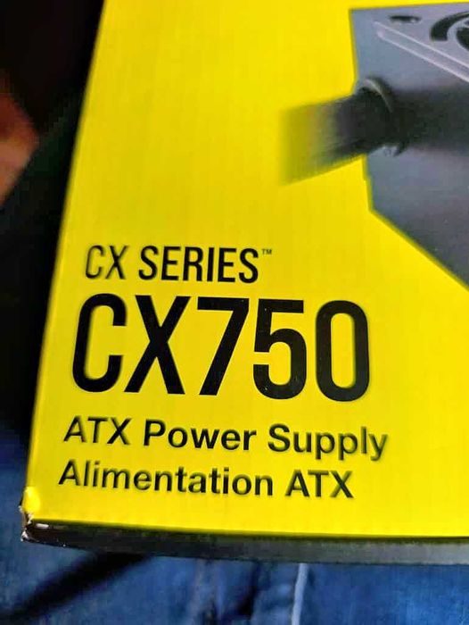 Sursă de alimentare Corsair CX750 – 750W ATX, Nouă sigilată