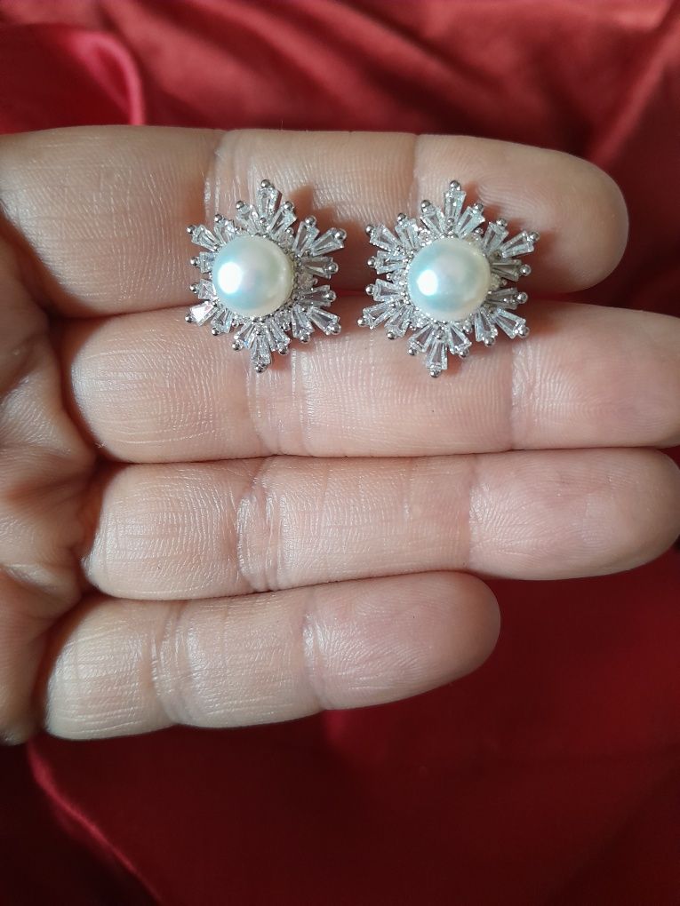 Ocazie Superbi cercei perle naturale ametist argint inel perle deosebi