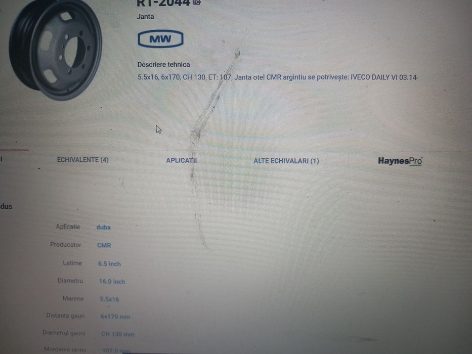 Janta NOUA iveco daily  janta punte dubla piese iveco daily piulita