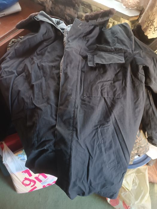 Куртка роба зимняя,валенки, полушубок