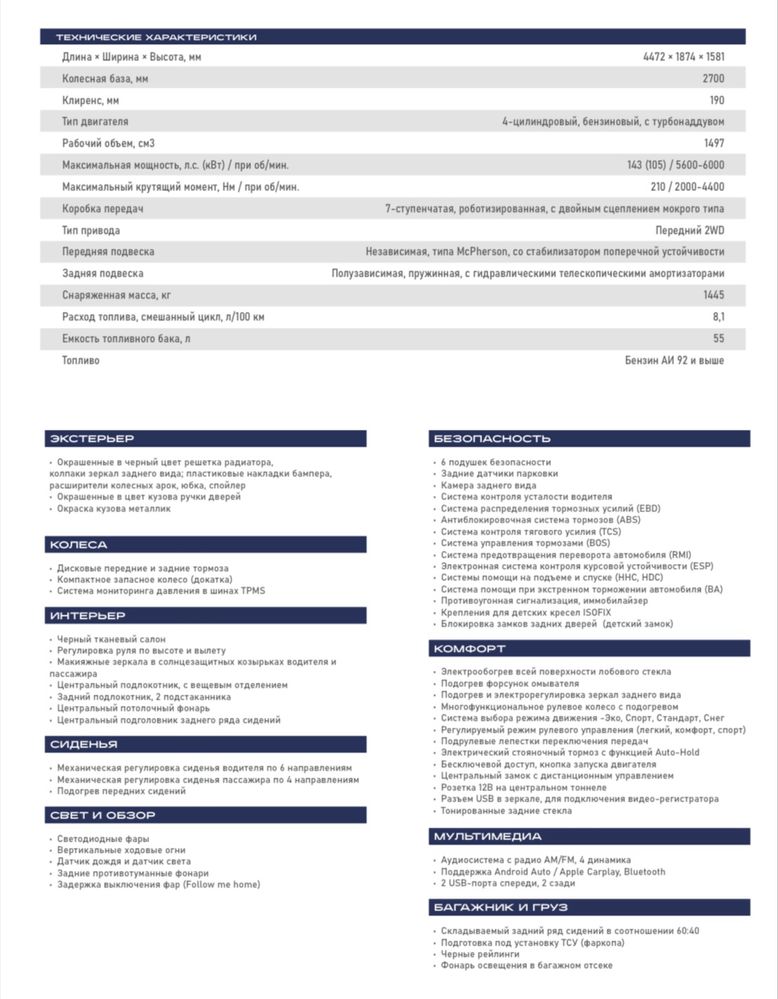 •Haval Jolion Наличные/Кредит/Рассрочка•