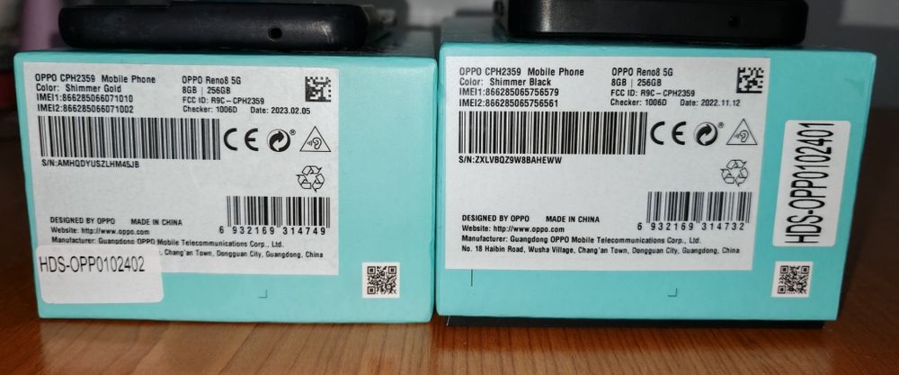 Oppo Reno 8 5G - 2 bucati