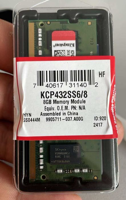 RAM 8 gb Kingston KCP432SS6/8