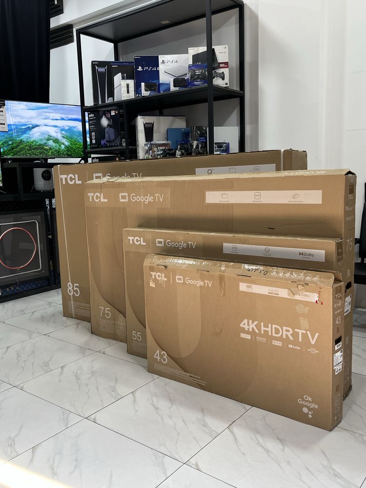 телевизор TCL 43 / 55 Smart Tv 4K Android со Склада +Доставка