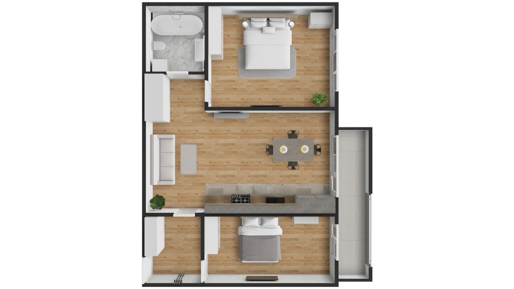 Direct Dezvoltator-Ap 3camere Etajul 1-DECOMANDAT  -
