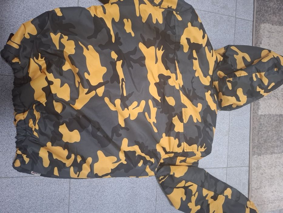 Napapijri Яке Жълт Камуфлаж