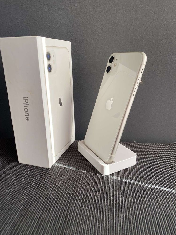 iPhone 11 White 64GB - 100% battery