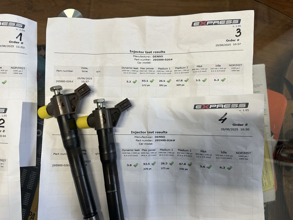 Дюзи стендовани комплект за Мазда 2.2 skyactive след 2012г.!SH01-13H50