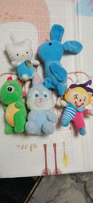 Мягкие игрушки разные,  цена за все