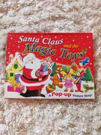 Carte pop-up Crăciun Santa Claus and The magic toys