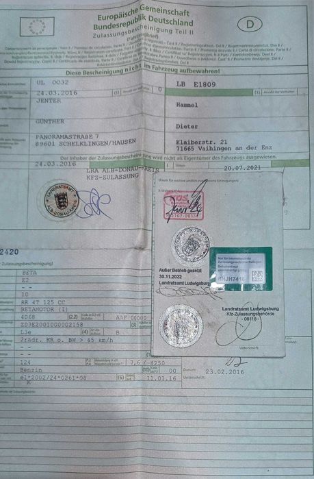 Beta rr 125 4t ac 2016