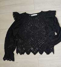 Блуза Zara, чёрный цвет