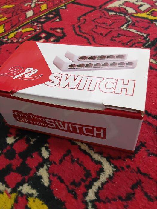 5 портов LAN RG45 новый коммутатор свич хаб