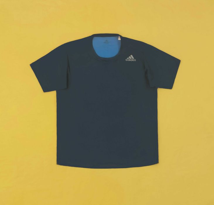 Tricou Adidas Climalite Navy Blue Freelift