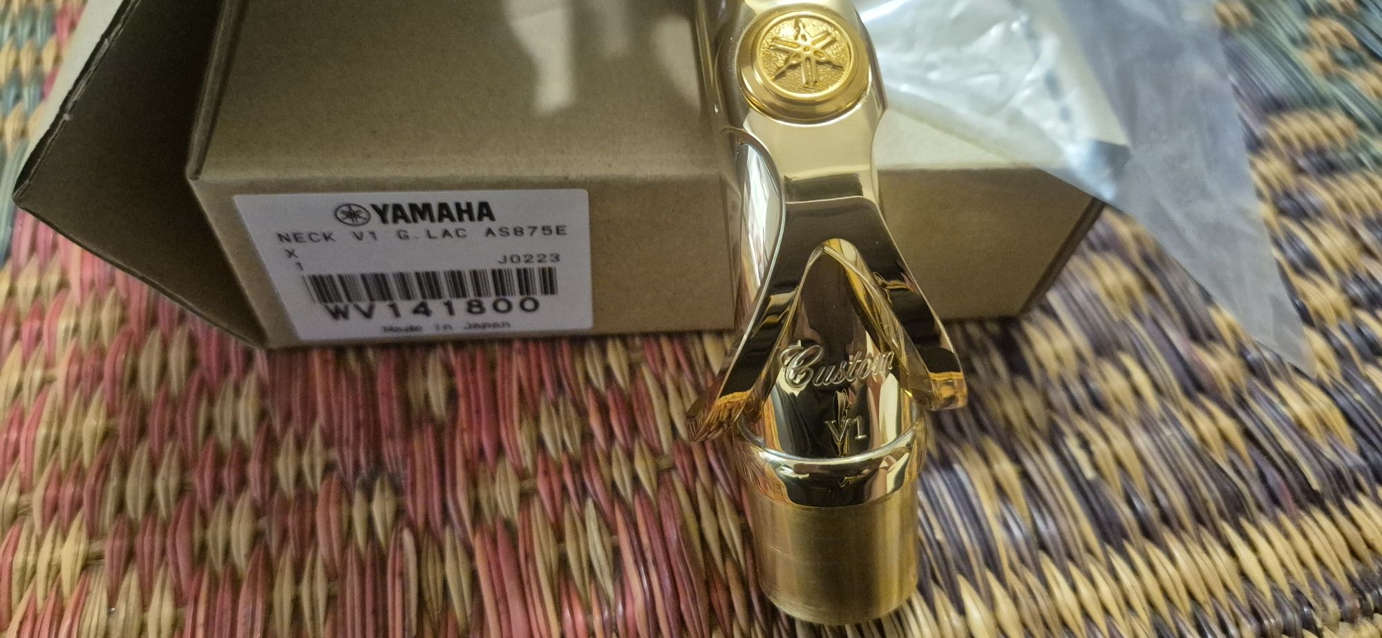 Gât saxofon alto yamaha V1 gold lack