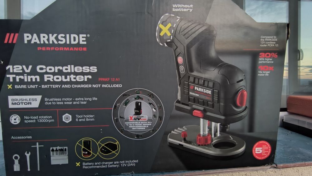 Freza parkside 12v performance