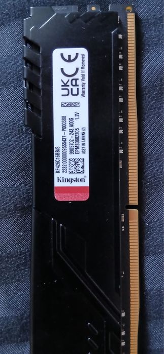 Placa RAM Kingston Fury DDR4 Beast