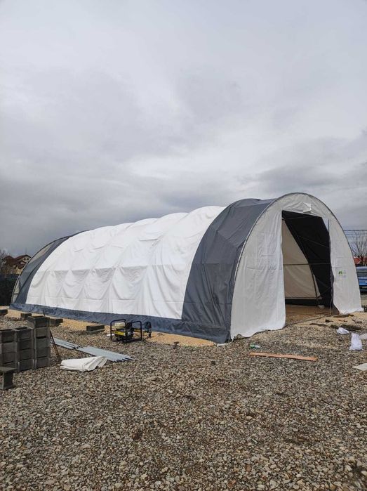Cort semirotund 9,15x12x4,5 m,semicerc,industrial