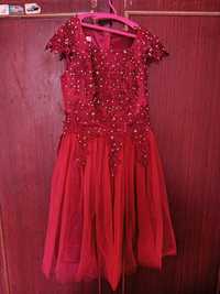Красная вечерняя платья