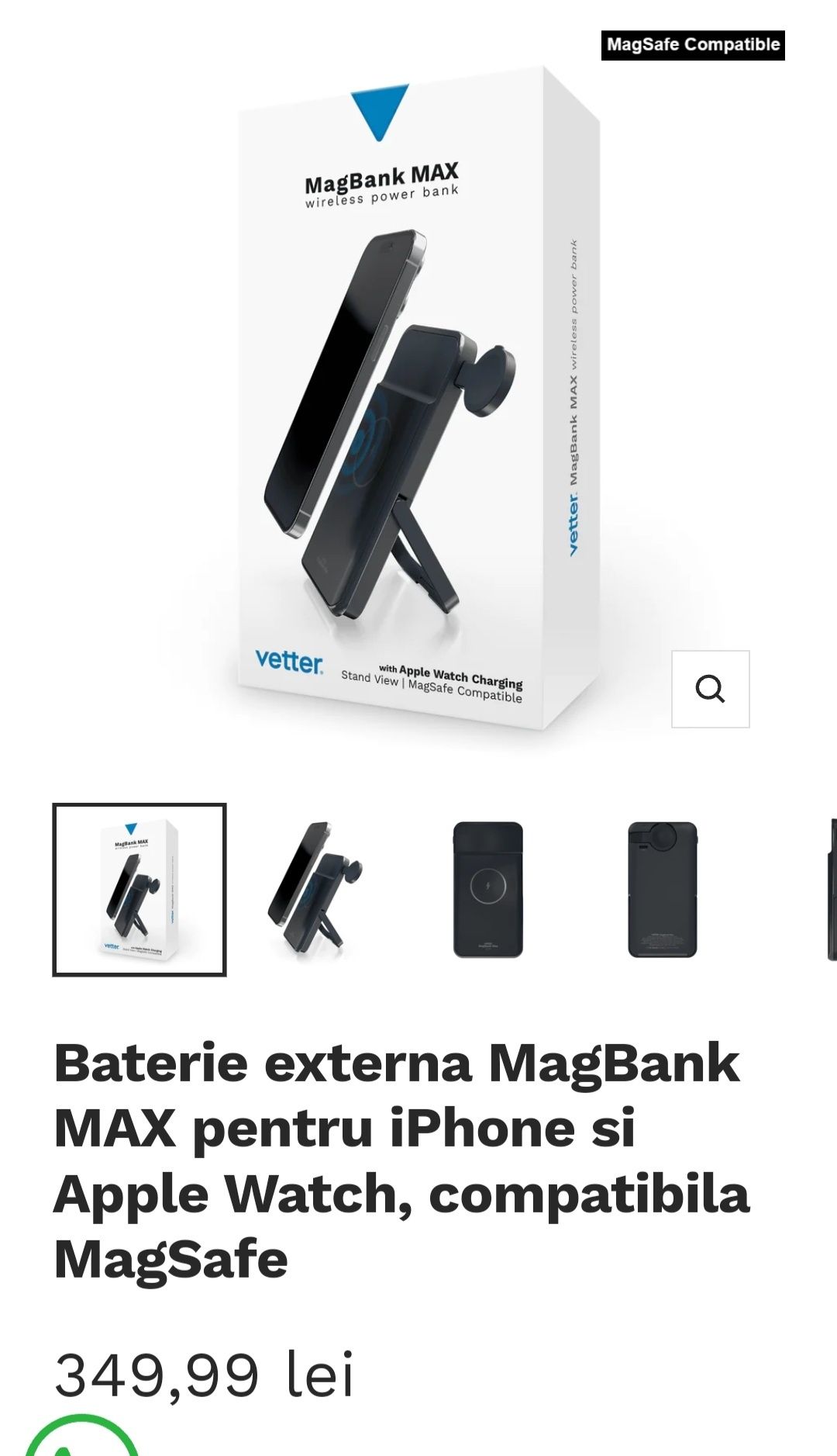 Baterie externa MagBank MAX iPhone