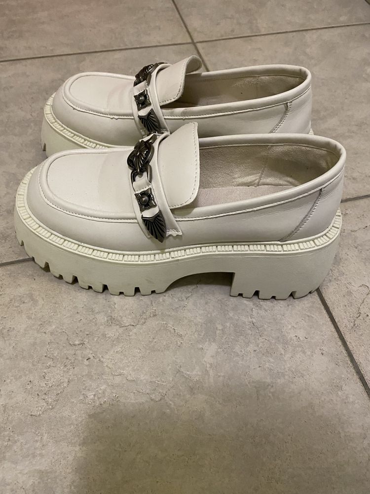 Loafers от естествена кожа, размер 37