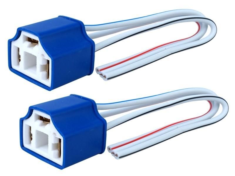 фасунга за крушка h4, права, керамика, кабел 15 см., 2 бр. 58902 ...