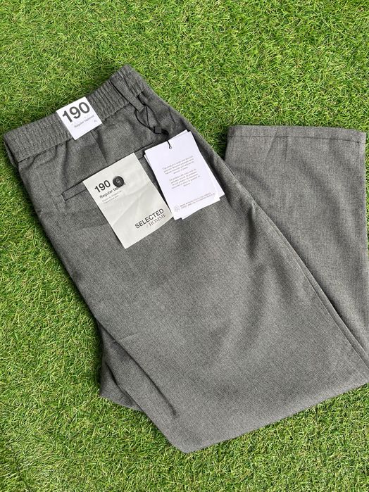 Мъжки панталон: Selected Homme  SLH190-REG Tapered Leroy Pleat Pant XL