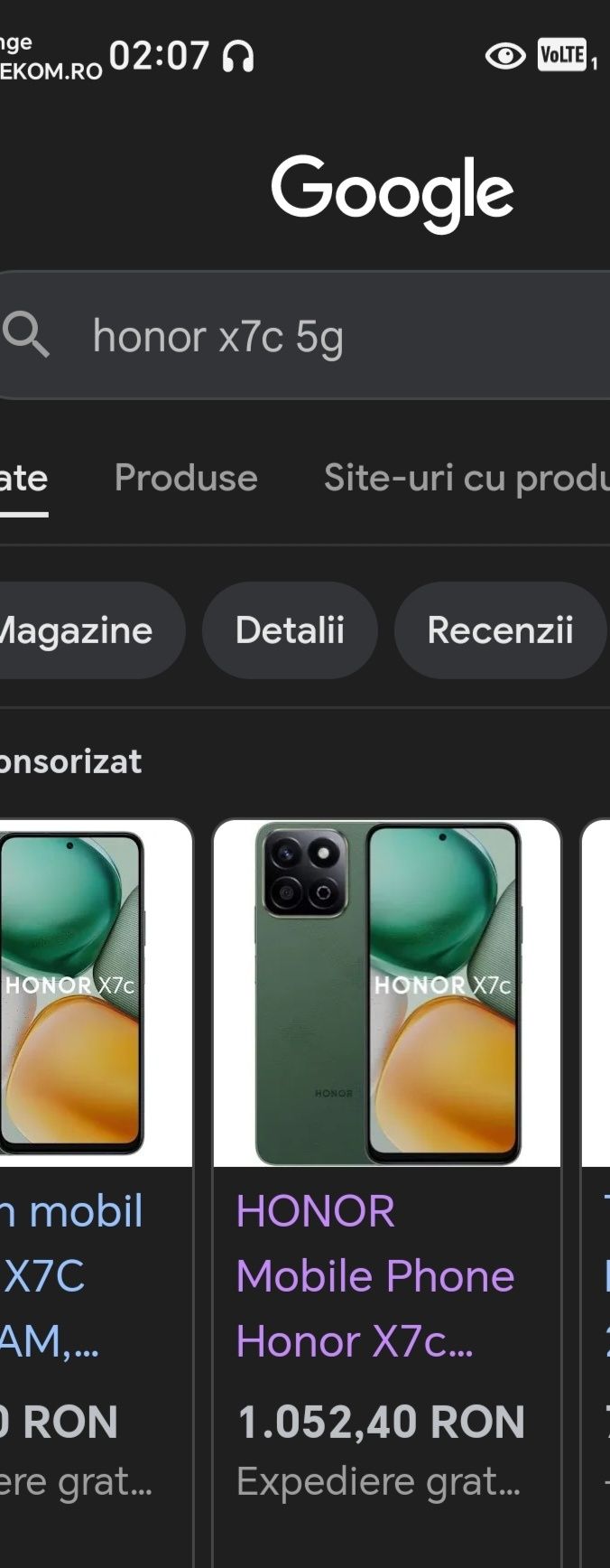 Honor x7c 5G telefonu funcționează perfect se vinde în arad